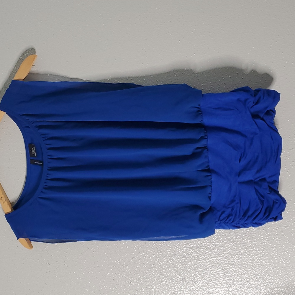 New Directions Blue Blouse Size M